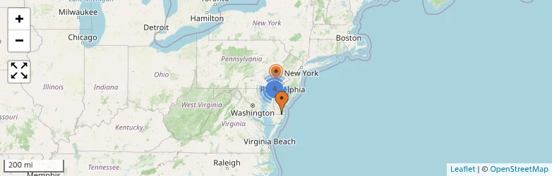 Related schools map