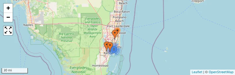 Related schools map