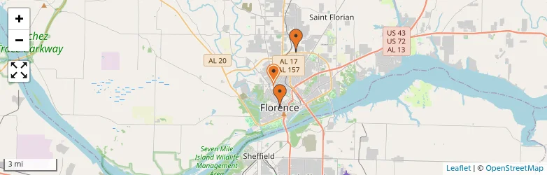 Related schools map