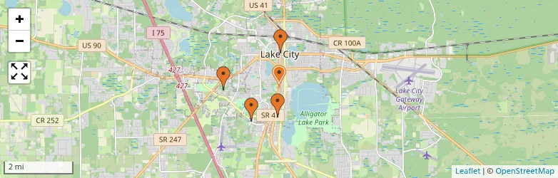 Related schools map