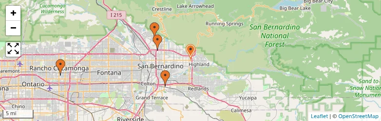 Related schools map