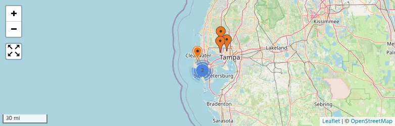 Related schools map