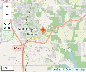 Map of Hampton First Baptist Academy