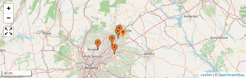 Related schools map