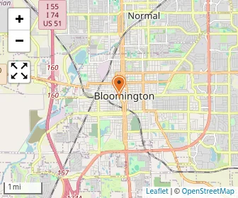 Map of Cornerstone Christian Academy Of Mclean County