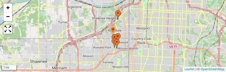 Related schools map