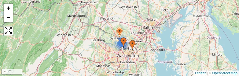 Related schools map