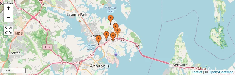 Related schools map