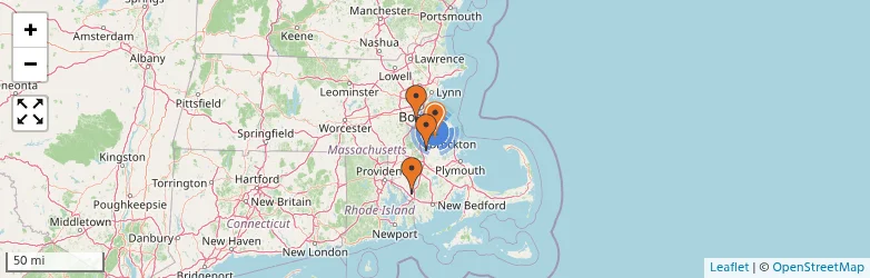 Related schools map