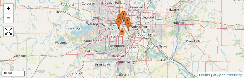 Related schools map
