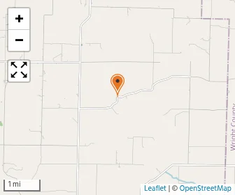 Map of Pleasant Valley Amish School
