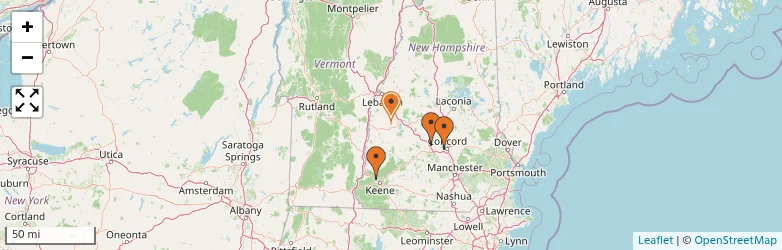Related schools map