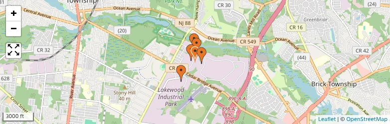 Related schools map