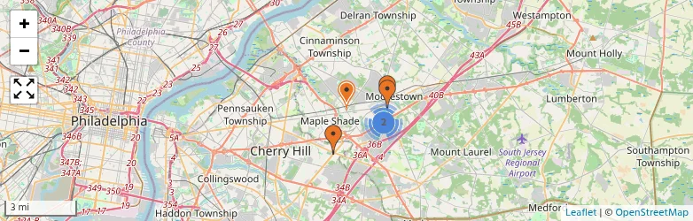 Related schools map