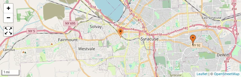 Related schools map