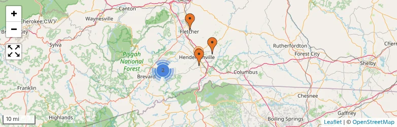 Related schools map