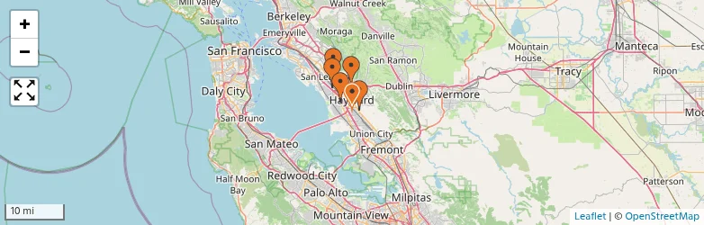 Related schools map