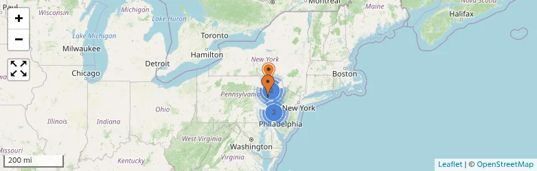 Related schools map