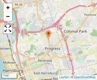 Map of Harrisburg Adventist School