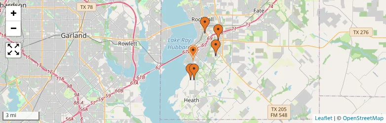 Related schools map