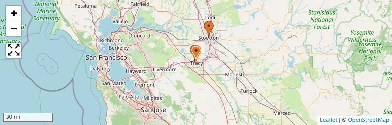 Related schools map