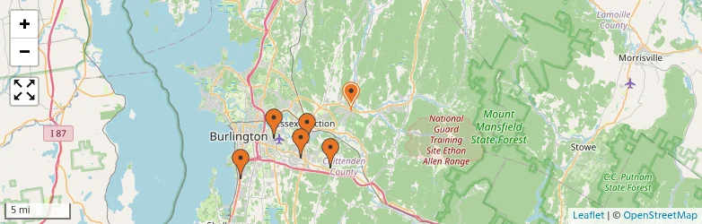 Related schools map