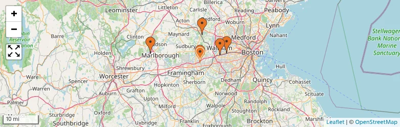 Related schools map