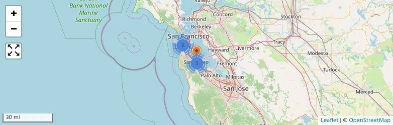 Related schools map