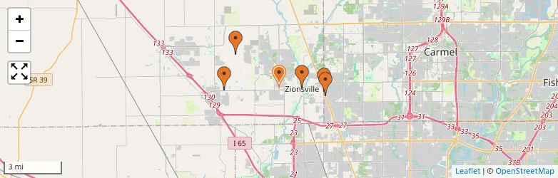 Related schools map