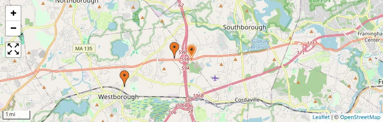 Related schools map