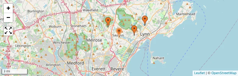 Related schools map
