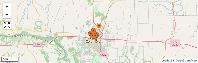 Related schools map