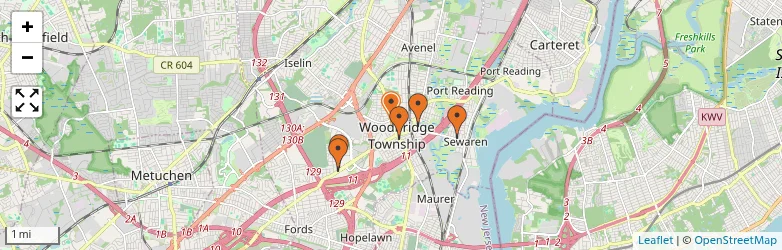 Related schools map