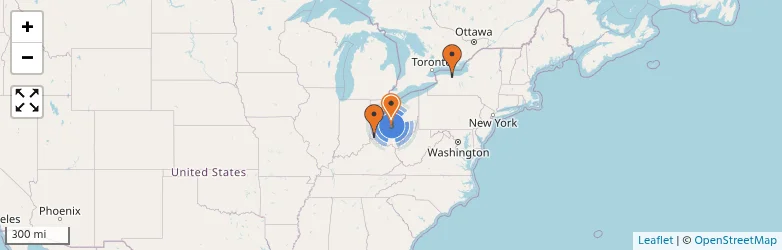 Related schools map
