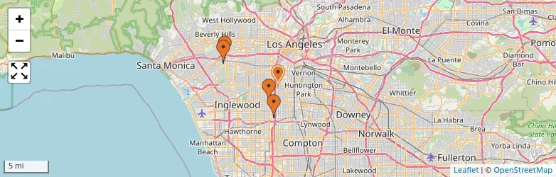 Related schools map