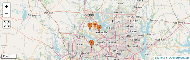 Related schools map