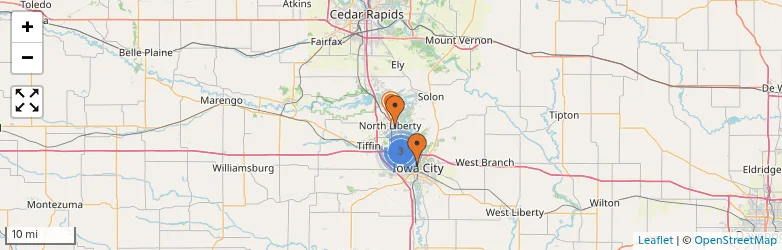 Related schools map