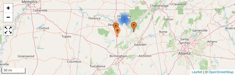 Related schools map