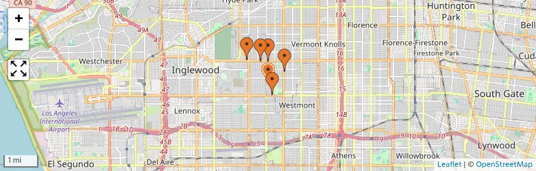 Related schools map