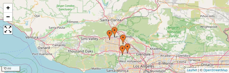 Related schools map