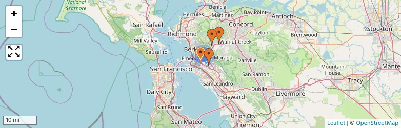 Related schools map