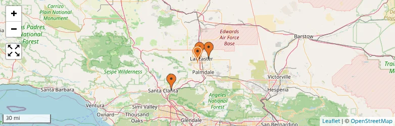 Related schools map