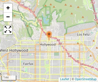 Map of Applied Scholastics Academy Of Hollywood