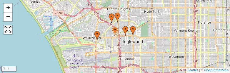 Related schools map