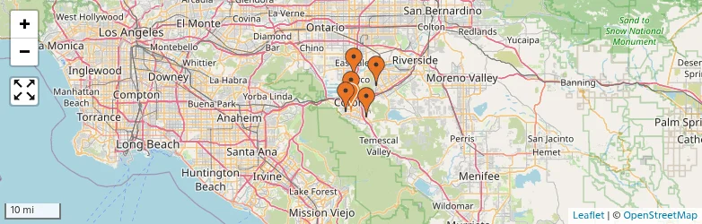 Related schools map