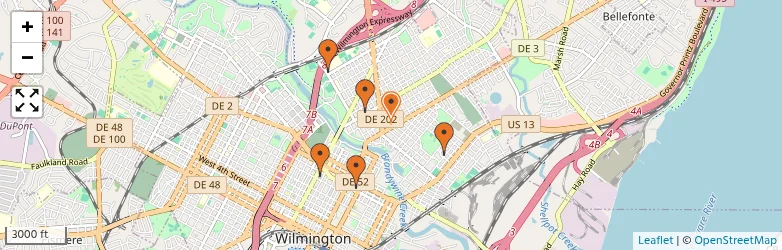 Related schools map