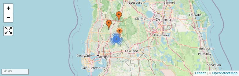 Related schools map