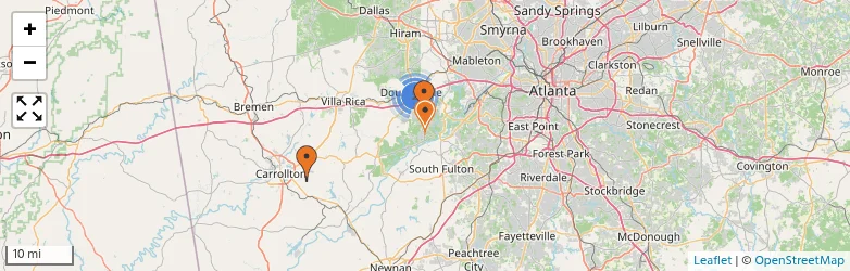 Related schools map