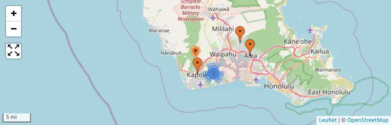 Related schools map