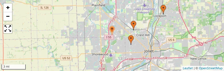 Related schools map